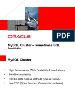 MySQL Cluster Sometimes SQL UC2011