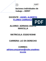 M10 - Relaciones Individuales de Trabajo - DERIT Docente:: Angel Alberto Flores Carranza