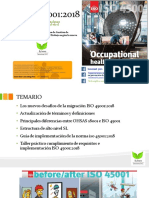 Interpretación de La Normativa Legal SST en El Perú e Iso 45001 2018