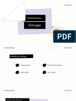 Metabolisme Nitrogen - Kel 9