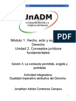 Módulo 1. Hecho, Acto y Sujetos Del Derecho Unidad 2. Conceptos Jurídicos Fundamentales