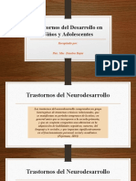 Trastornos del Neurodesarrollo. Diapositivas Clase.