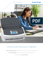 Intuitive Scanning at Your Fingertips: Wi-Fi Cloud-Enabled Document Scanner