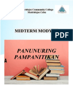 Panunuring Pampanitikan Modyul11