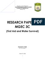 Research Paper in MGEC 3C