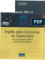 Inglês Para Concurso de Diplomata - Uma Abordagem Prática Instituto Rio Branco