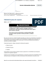 36 Solicitud de Piezas de Repuesto