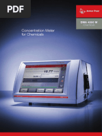 Concentration Meter For Chemicals: DMA 4500 M