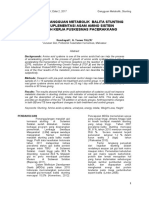 Perbaikan Gangguan Metabolik Balita Stunting Pasca Suplementasi Asam Amino Sistein Di Wilayah Kerja Puskesmas Pacerakkang