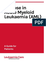 Relapse in Acute Myeloid Leukaemia (AML) : A Guide For Patients