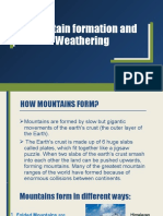 Mountain Formation and Weathering