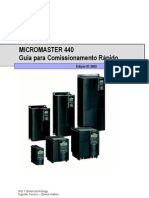 Comissionamento Rápido Micromaster440