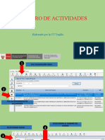 Registro de Actividades