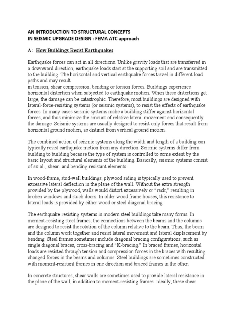 Stiffness and Ductility in Seismic Design | PDF | Beam (Structure ...
