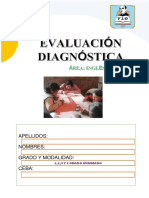 1,2,3 Y 4 Avanzado INGLES EVALUACIÓN DIAGNOSTICA 22 MARZO