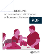 WHO - control and elimination of human schistosomiasis