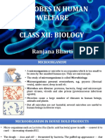 Microbes in Human Welfare Class Xii: Biology: Ranjana Bharti