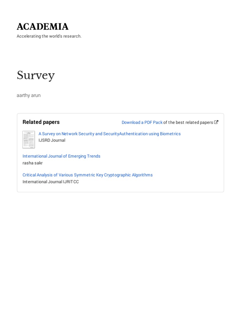 Survey of Cryptography Techniques | PDF | Cryptography | Encryption