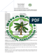 Reduction and Management Plan (BDRRMP) of Barangay Sinabaan For The Calendar Year 2019