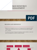 Human Resource Management