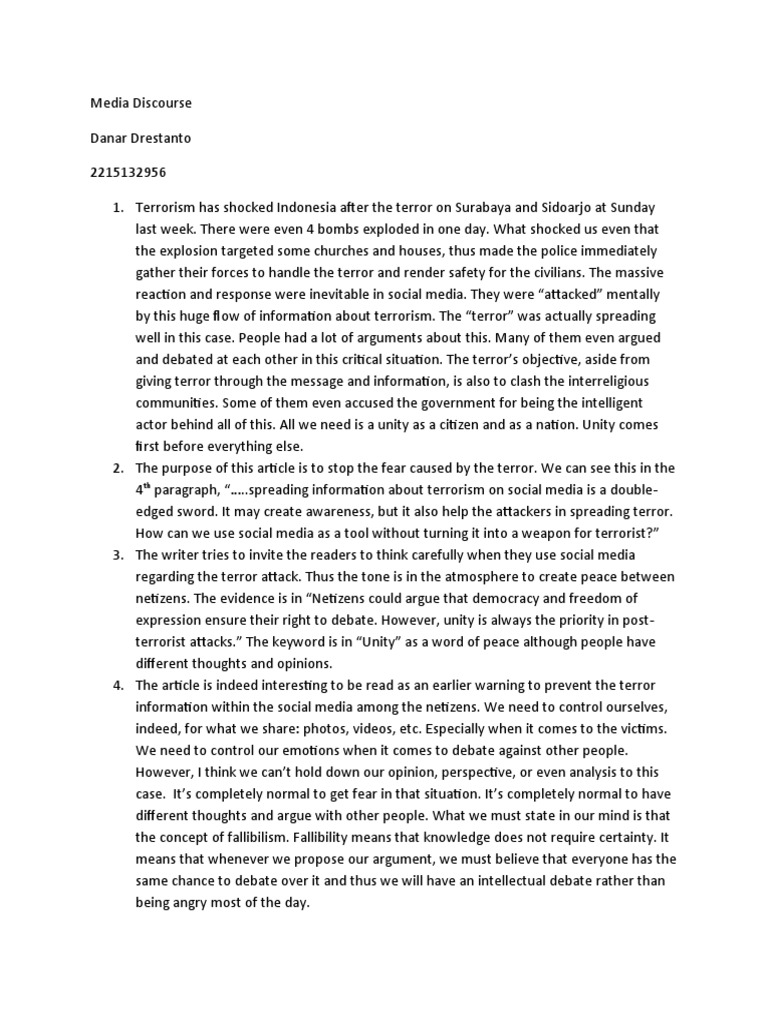 Media Discourse | PDF