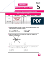 CMO Sample Papers For Class 5