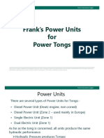 Frank's Power Units For Power Tongs