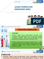 Evaluasi Kurikulum Paradigma Baru (1) - DR Oktarina - E Guru