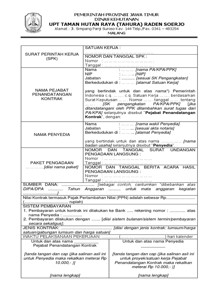 Rancangan Kontrak Proyek Konstruksi - vrogue.co