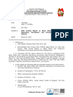 Memorandum: Philippine National Police Communications and Electronics Service