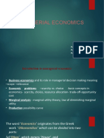 Managerial Economics: Prepared By: Prof - Viraja.R.K Asst. Professor, BIMS Bangalore