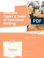 Lesson 6 Different Types & Tools of Technical Writing