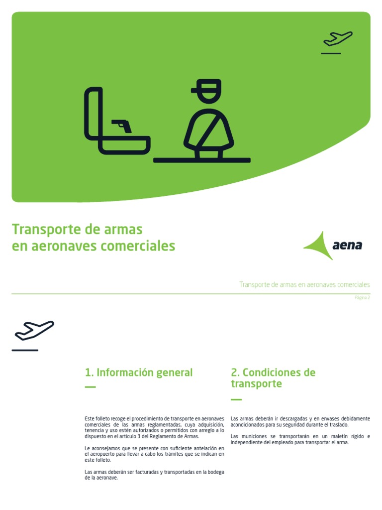 Transporte de Armas en Aeronaves Comerciales | PDF | Aeropuerto