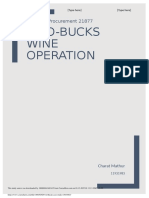Two-Bucks Wine Operation: Strategic Procurement 21877