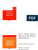 Analysis of Financial Statements