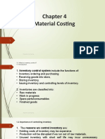 Chapter 4 - Material Costing