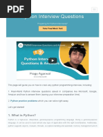 WWW Interviewbit Com Python Interview Questions