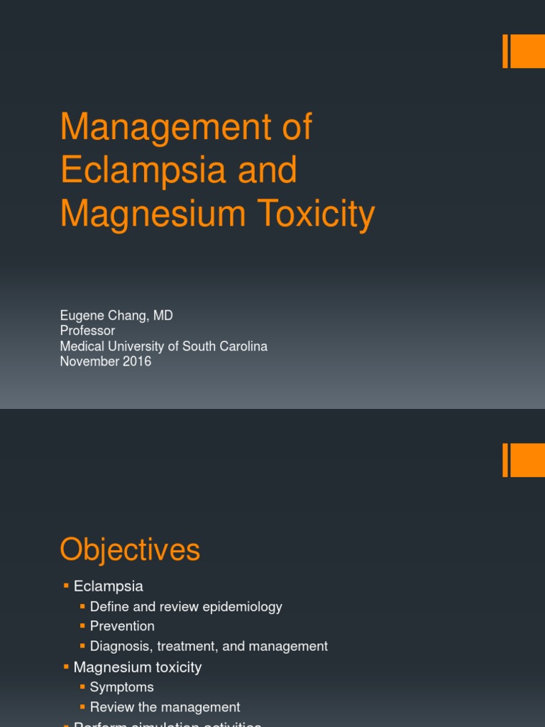 Eclamptic Seizure PDF Medicine Health Sciences