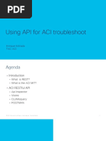 Using API For ACI Tshoot