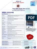 Biosafe Cabinet WBSC 2020 MB