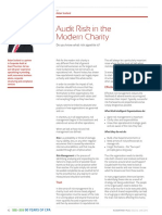 Audit Risk in The Modern Charity: Do You Know What Risk Appetite Is?