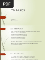 T24 Basics: Presented by Shyamala Rajendran