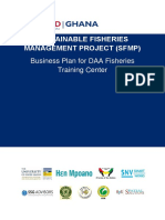 Sustainable Fisheries Management Project (SFMP) : Business Plan For DAA Fisheries Training Center