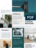 Modern Cleaning Service Trifold Brochure