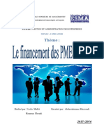 259370109 Le Financement Des PME Au Maroc PDF