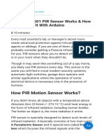 How HC-SR501 PIR Sensor Works & How To Interface It With Arduino