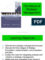 The Nature of Strategic Management: Chapter One