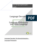 Language Decoded_ Die Sprachphilosophie – Language Philosophie