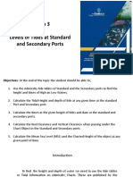 Lesson 3 Levels of Tides at Standard and Secondary Ports