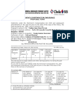Workmen'S Compensation Insurance Proposal Form